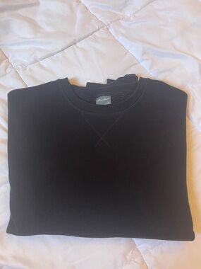Eddie Bauer Black Crewneck Sweatshirt - Classic Pullover
